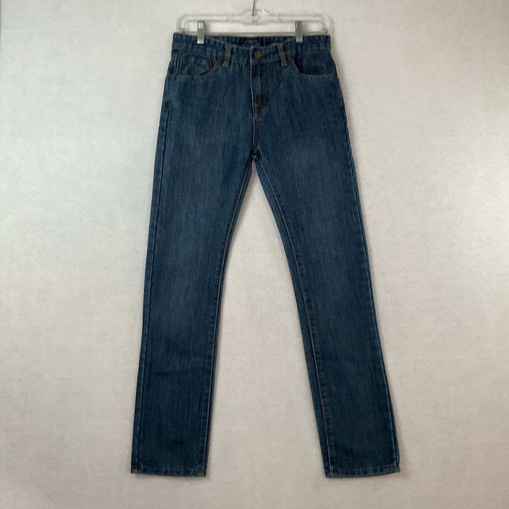 Lucky Brand Boys Cooper Slim Jeans Size 16 Medium Wash Blue Denim Pants